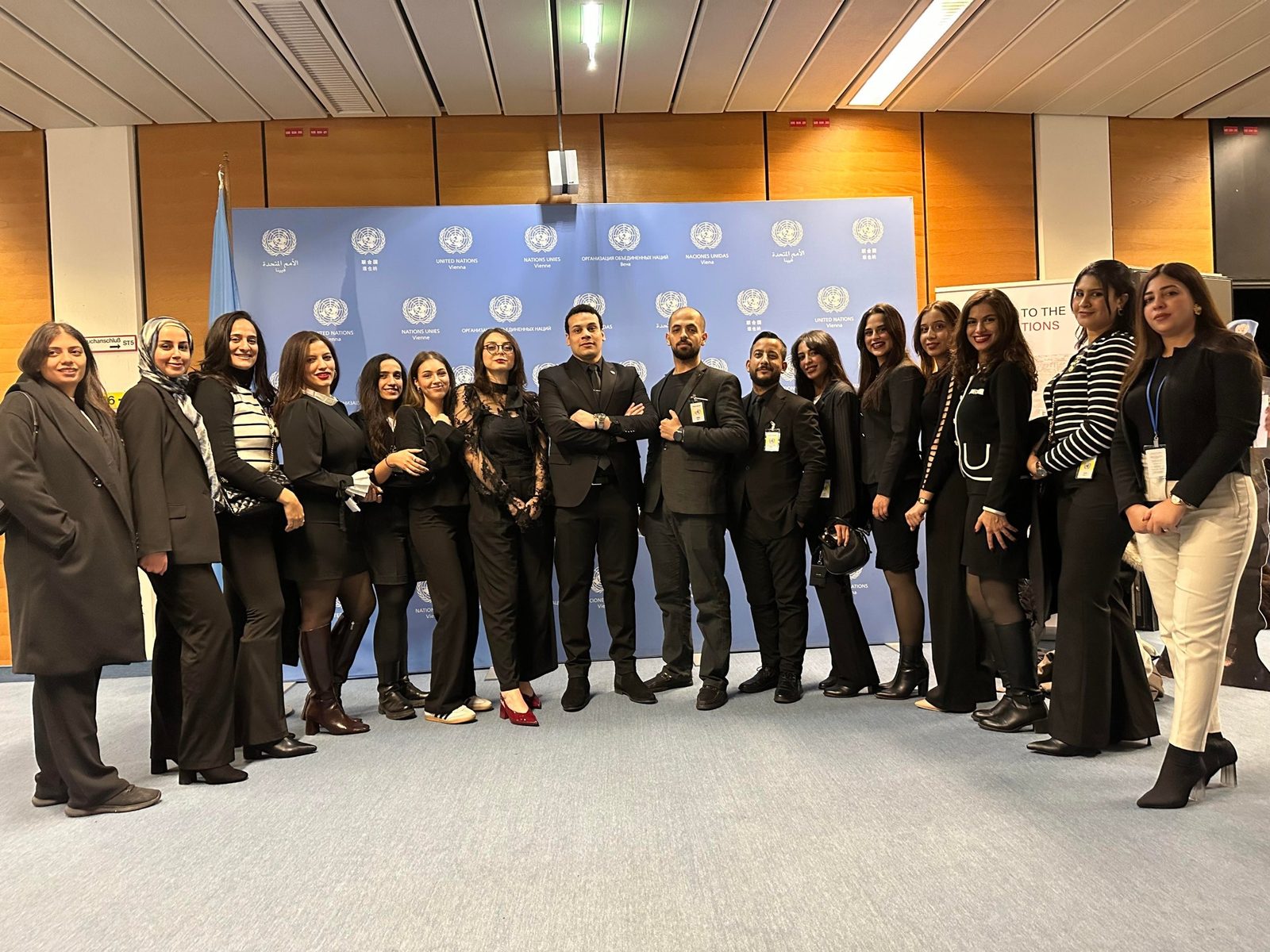 Training course participants at the United Nations in Vienna